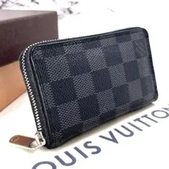 【極美品・希少】ルイヴィトン ジッピーウォレット ダミエ グラフィット カモフラ LOUIS VUITTON ルイ・ヴィトン ジッピーウォレット