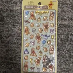 【新品】ディズニーくまのプーさん　ボンボンドロップシール