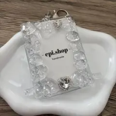 レジンデコ トレカキーホルダー 全面レジン うるちゅるホロラメクリアカラー②♡