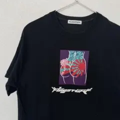 FLAGSTUFF ブラック Tシャツ グラフィックプリント　メンズ　M
