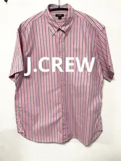 美品　J.CREW 半袖　ストライプ　シャツ　XL