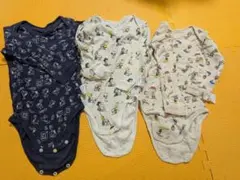 ユニクロ ボディスーツ 90 スヌーピー 長袖UNIQLO BABY ロンパース