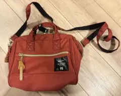 【美品】anello レッド ショルダーバッグ