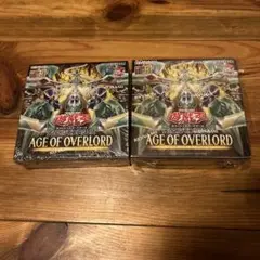 遊戯王OCG AGE OF OVERLORD 2箱まとめ売り シュリンク付き 遊戯王OCG AGE OF OVERLORD 2箱まとめ売り シュリンク付き