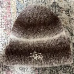 STUSSY ニット帽 ビーニー ノルディック柄 - メルカリ