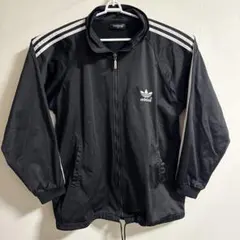 adidas トレフォイル トラックジャケット ブラック M
