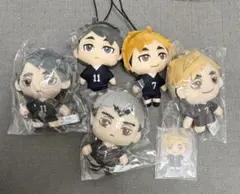 ハイキュー　セガラッキーくじ　ぬいぐるみ　3点セットおまけ