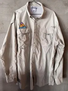 Columbia PFG フィッシングシャツ 00s 長袖 ベージュ XLのサムネイル