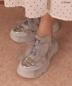 RANDA ランダ ディズニー シンデレラ ドレスアップスニーカー ブルー
