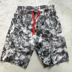 新品未使用 WORKMANワークマン ハーフショートパンツLシャカシャカ素材総柄のサムネイル