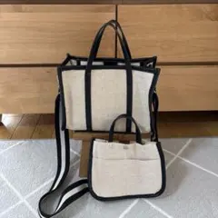 ニコアンド　インナーポーチ付きバッグ