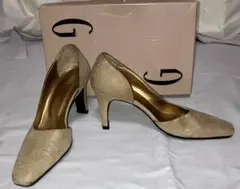 グレコ　GRECO スクエアトゥパンプス　ヒール　23.0 スネーク　未使用品