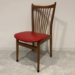 昭和レトロ トーア 東亜林業 木製椅子 ダイニングチェア 古家具 2脚セット ②昭和レトロ トーア 東亜林業 リベット打ち 木製椅子