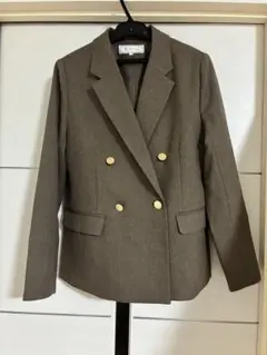 【美品】ROPÉ PICNIC ハンサムシリーズ ウールライク金ボタンジャケット