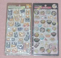 国内正規品　新品未開封 ボンボンドロップシール　和柄 柴犬　ラーメン