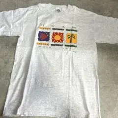 古着90s alstyle プリント　tシャツ シングルステッチ　GUAM L