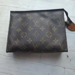 買いお得 LVモノグラムクラッチポーチ茶ヴィンテージ希少小物入れ実用 