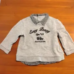 COMME CA ISM グレー トレーナー 80