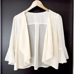 ボレロ フォーマル ジャケット シフォン ストール 羽織 レディース　結婚式
