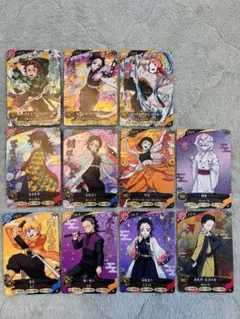 鬼滅の刃 日輪バトルスラッシュ カード 炭治郎 サポートカード アオイ