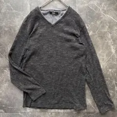 y2k 00s archive Mossimo Vネック 長袖 リブカットソー