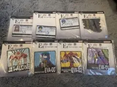 一番くじ 新世紀エヴァンゲリオン E賞　ラバーコースター 8個セット