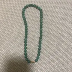 天然石 ネックレス ブルーレースアゲート風 縞模様 革紐 - メルカリ