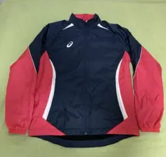 アシックス　ウインドブレーカー　裏起毛　M