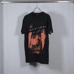 【TWENTY ONE PILOTS】バンドTシャツ ツアーT ブラック M相当