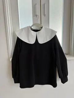 yori ヨリ ワイドカラーストレッチブラウス　長袖 シャツ 38