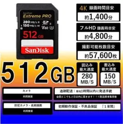59.サンディスクExtremePRO280 SDカード512GB .49