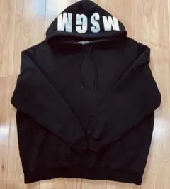 タグ付き未使用✨定番✨MSGM   ロゴパーカー ゆったりシルエット　黒　M相当 MSGM（パーカー｜トップス）：メンズファッションの通販