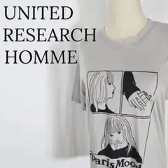 【プリント】ユナイテッドリサーチ 半袖Tシャツ コミック柄 Paris Mood