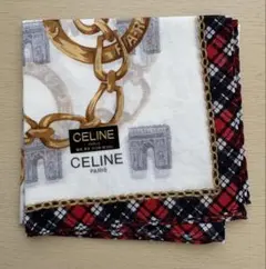 CELINE ハンカチ チェーンデザイン