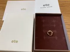 片耳　ete K10 フープピアス イエローゴールド77128300