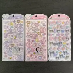 【正規品】うるちゅるポップシール　コットンパフィーシール　マイメロディ　クロミ