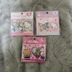 おはじきシール/キティ/日焼けキティ