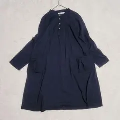 SUNNY CLOUDS サニークラウズ コットンワンピース 濃紺 LL