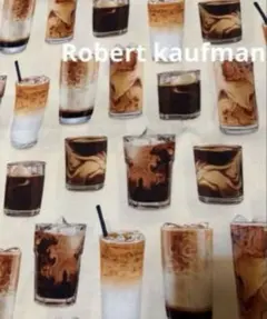 Robert kaufmanロバートカフマン　アイスコーヒー柄　50×110