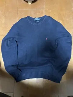 90s Polo by Ralph Lauren XL ネイビー セーター