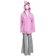 M*様 BT21 COOKY ルームウェア 上 ピンク フード付きジッパーのサムネイル