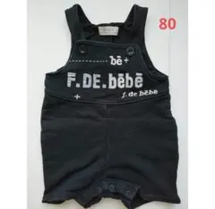 bebe ロンパース ブラック 80cmのサムネイル