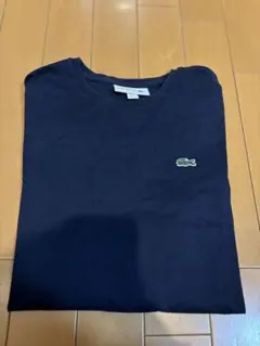 LACOSTE スリムフィット ネイビー Tシャツ US XS