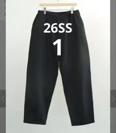 COMOLI 26SS ポストワークツイル ハンティングパンツ ブラック