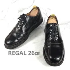 希少＆美品✨REGAL サドルシューズ　ブラック26 W383のサムネイル