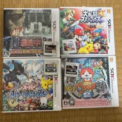 ニンテンドー3DS ソフト　4つセット