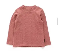 アプレレクール ふくれジャガード 長袖Tシャツ ピンク 美品