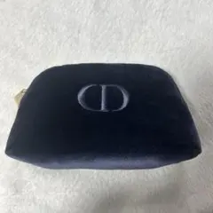 DIOR ネイビーベルベットポーチ