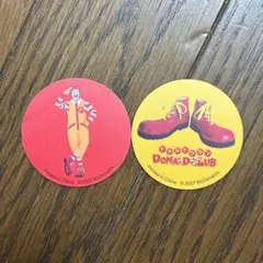 希少 レア マクドナルド ドナルドクラブ マグネット2種セット