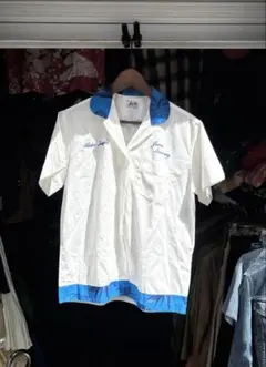 00s Karl Kaniセットアップ ナイロンゲームシャツ ハーフパンツXXL